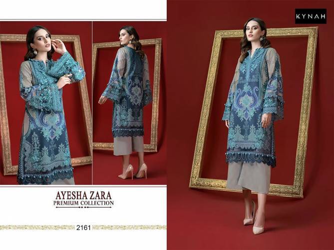 Ayesha Zara 2161 Print Embroidery Pure Cotton Pakistani Suits Wholesale Online
